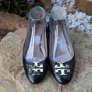 Tory Burch Raleigh Black Pumps with dust bag size 7M